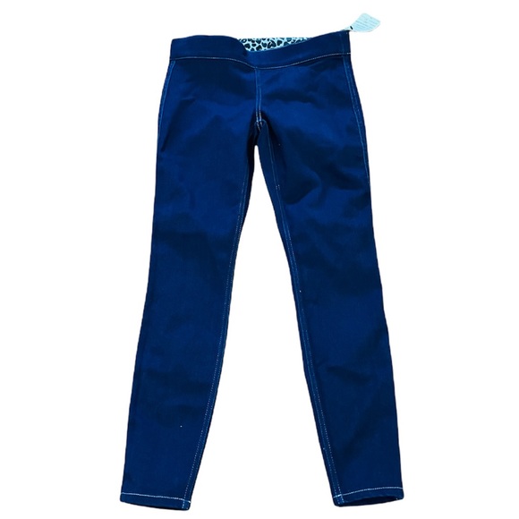 Reversible Leopard Print Denim Leggings**Medium $128 - Picture 4 of 4